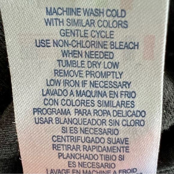 Champion Youth Black Long Sleeve Hoodie Shirt Spell Out Logo Lightweight Large - Picture 12 of 13